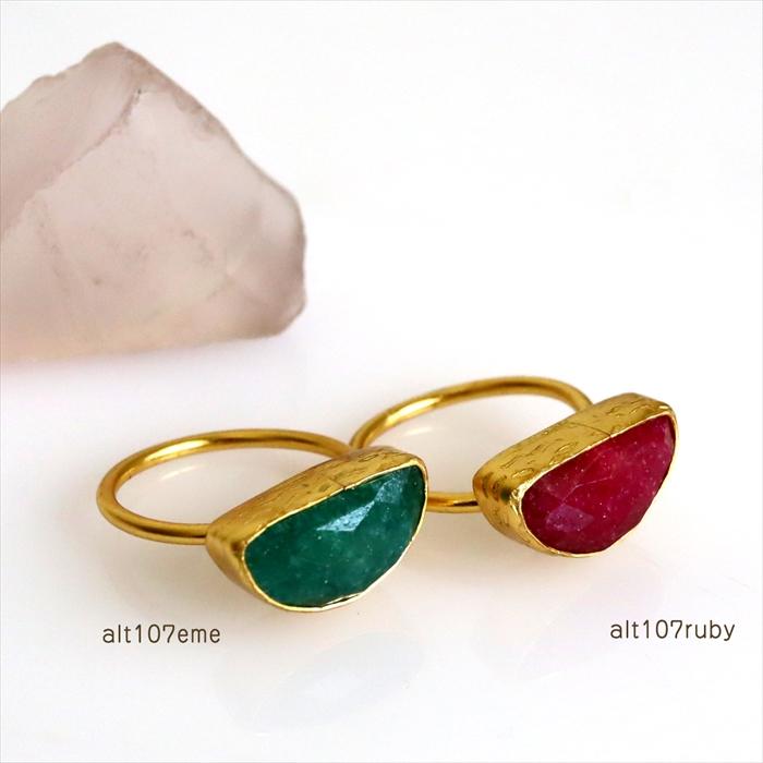 ルビー 半月型 リング クォータームーン /　Ruby Ring Arsameia | ブランド登録なし | 06