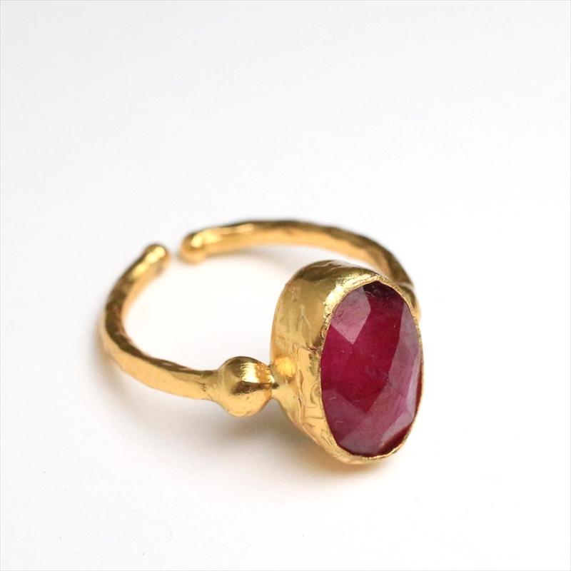 ルビー  リング /天然石 オーバル Ruby Ring アルサメイア トルコジュエリー | ブランド登録なし | 01