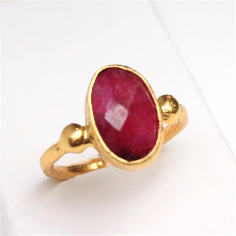 ルビー  リング /天然石 オーバル Ruby Ring アルサメイア トルコジュエリー | ブランド登録なし | 02