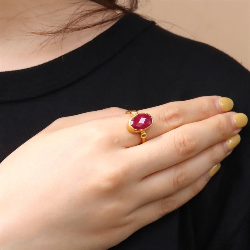 ルビー  リング /天然石 オーバル Ruby Ring アルサメイア トルコジュエリー | ブランド登録なし | 03