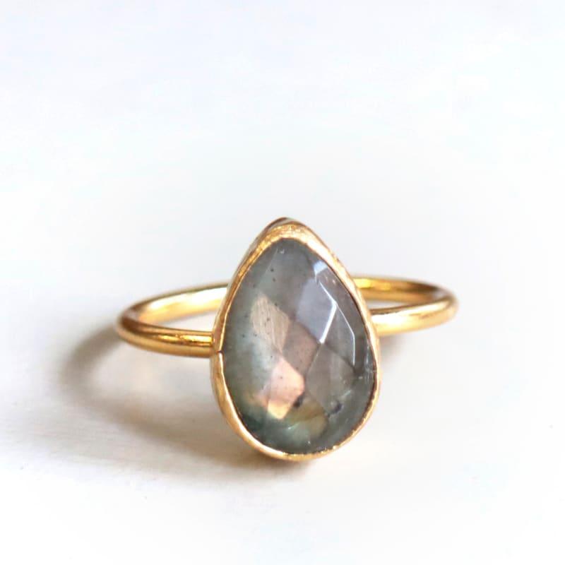 ラブラドライト リング ティアドロップ  アルサメイア トルコジュエリー | ブランド登録なし | 01