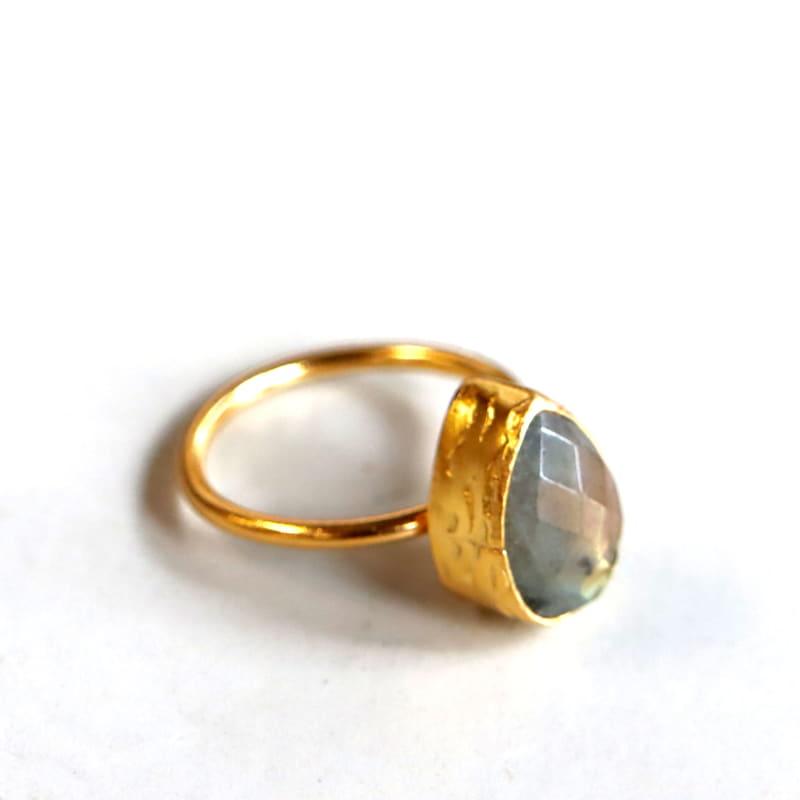 ラブラドライト リング ティアドロップ  アルサメイア トルコジュエリー | ブランド登録なし | 02