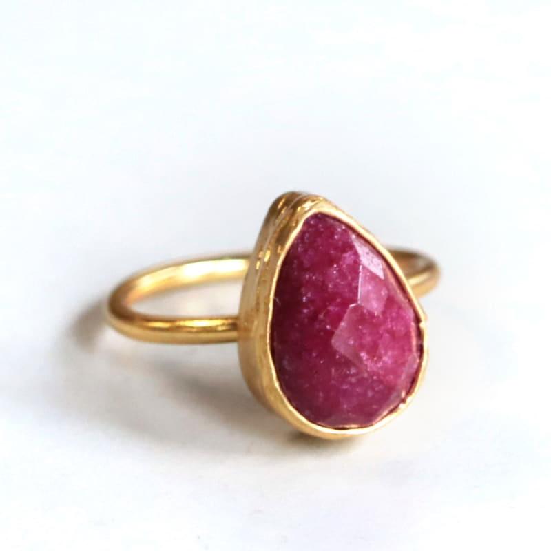 ルビー リング ティアドロップ  アルサメイア トルコジュエリー | ブランド登録なし