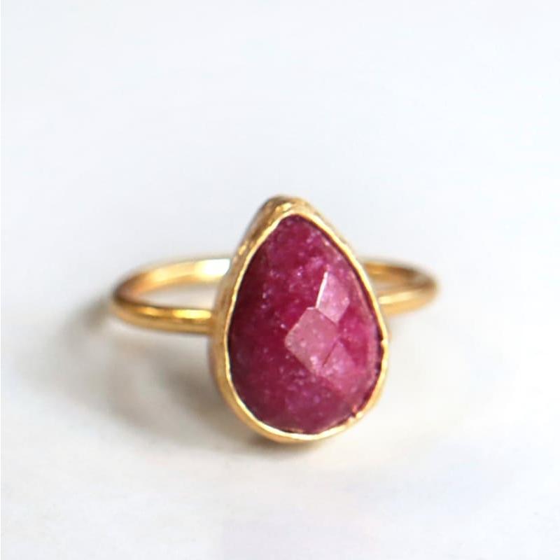 ルビー リング ティアドロップ  アルサメイア トルコジュエリー | ブランド登録なし | 01