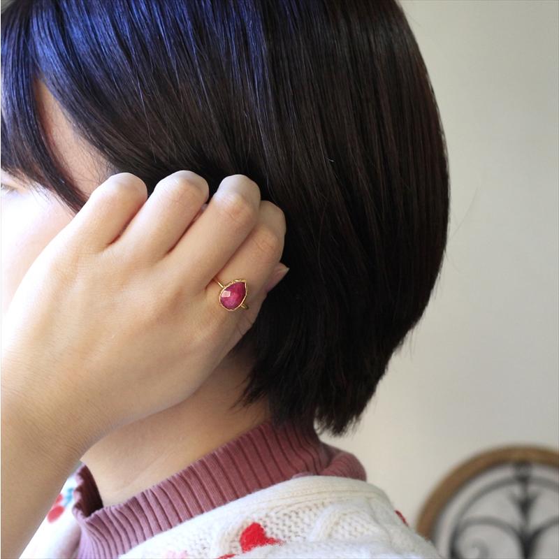 ルビー リング ティアドロップ  アルサメイア トルコジュエリー | ブランド登録なし | 07