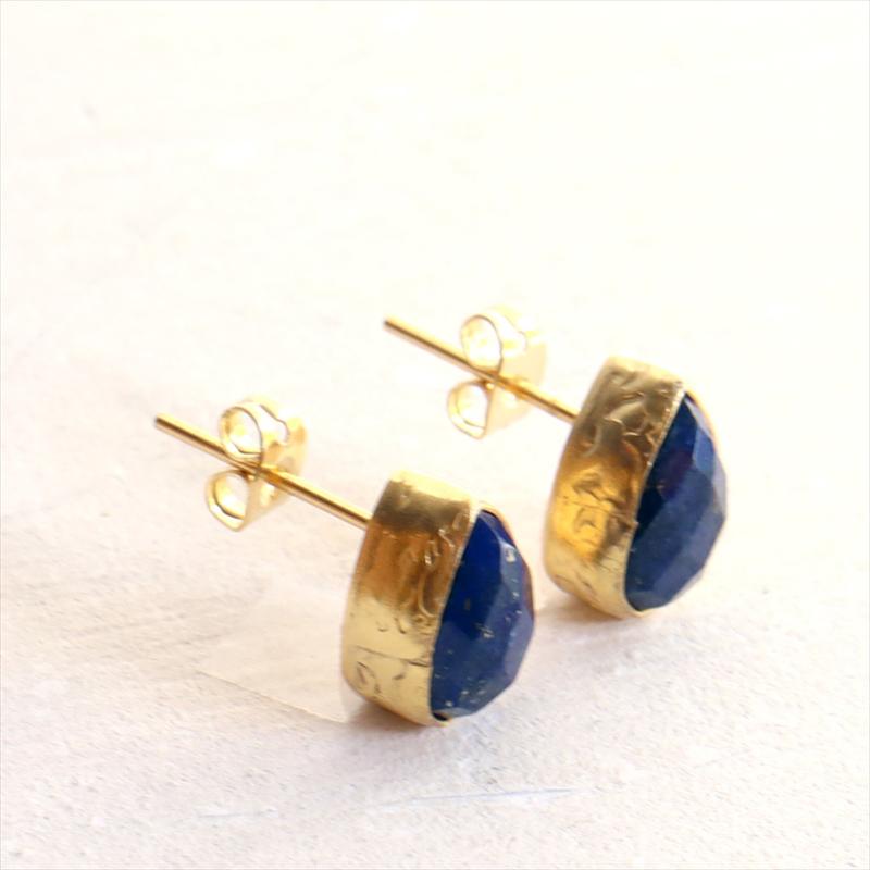 アルサメイア・スモールドロップピアス ラピスラズリ キャッチタイプ | ブランド登録なし | 01