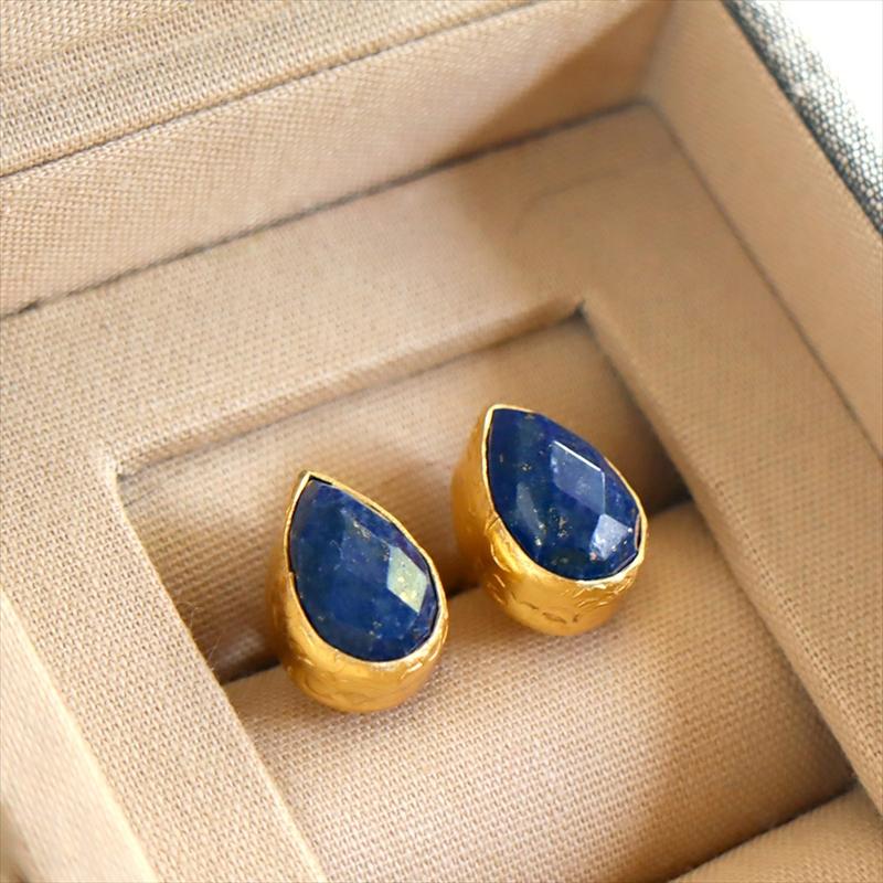 アルサメイア・スモールドロップピアス ラピスラズリ キャッチタイプ | ブランド登録なし | 02