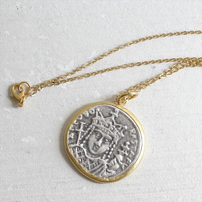 アンティークコインペンダント ビザンティン帝国 ゴールド&シルバーコンビ K22GP |  | 02