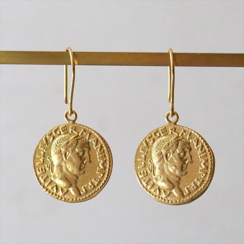 アンティークコインピアス 古代ローマ帝国 皇帝マクシミニス | 