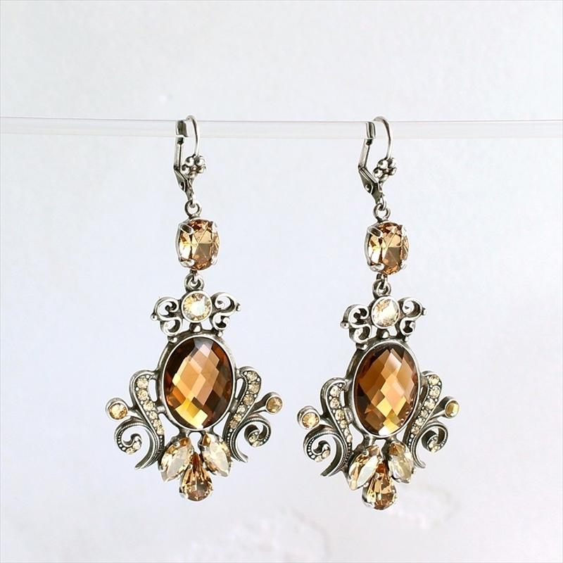 マリアナ Mariana Spirit of Design/スワロフスキー・ピアス ブラウントパーズ |  | 01