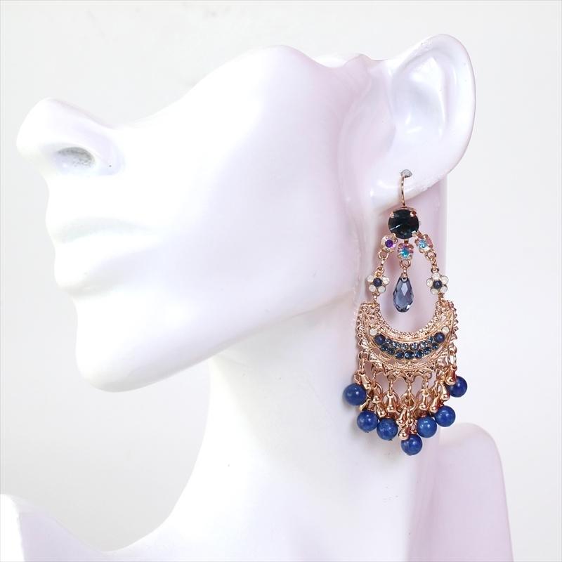 コスチュームジュエリー　マリアナ　Mariana Rabbit ピアス サファイア・ブルーグラデーション |  | 03