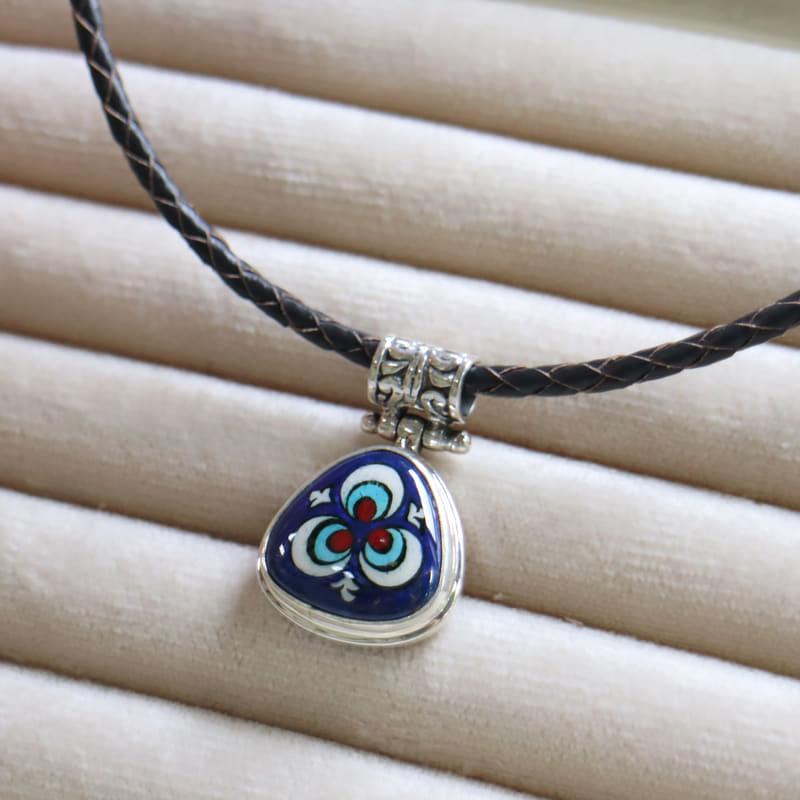 キュタフヤ陶器 シルバーペンダント チントマニ | 