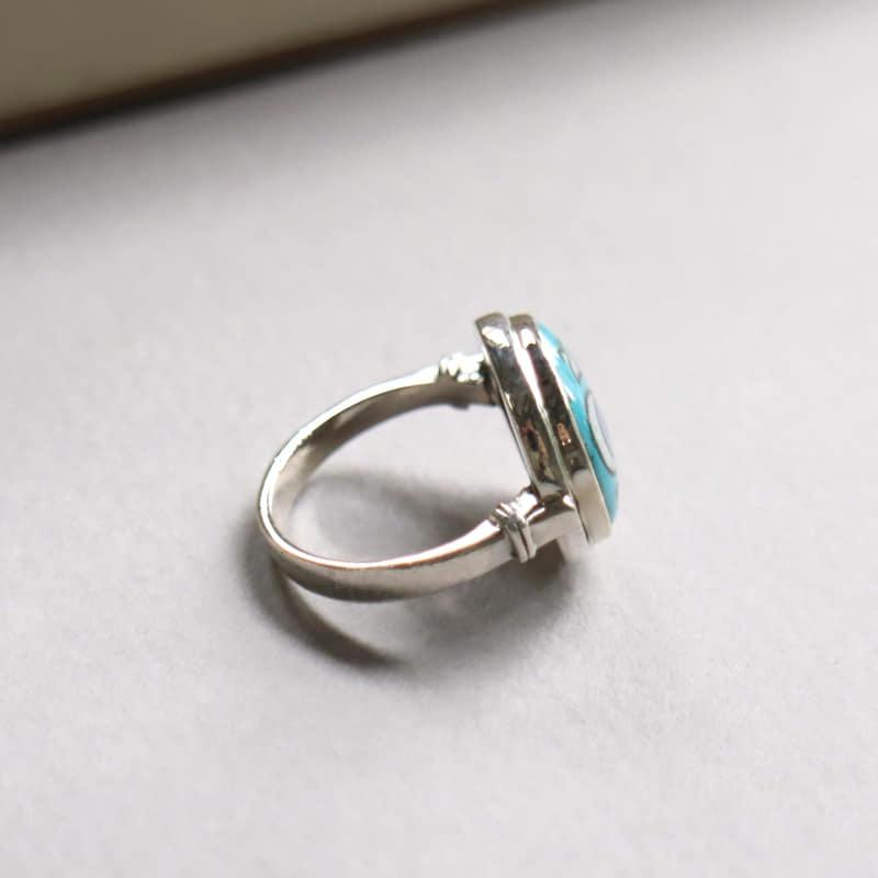 キュタフヤ陶器 シルバーリング 13号 チントマニ |  | 06