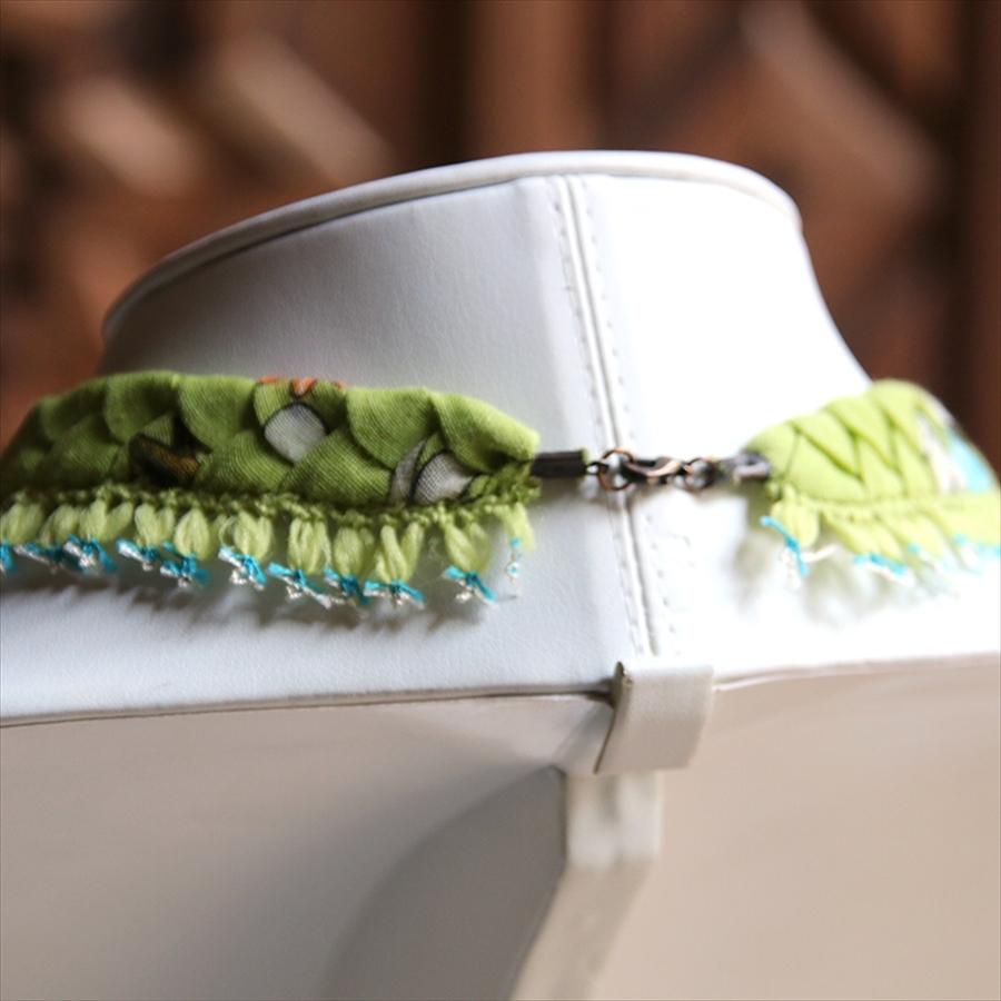 トルコの可憐な伝統レース　イーネオヤ 星のオヤとコットンコードのチョーカー |  | 03