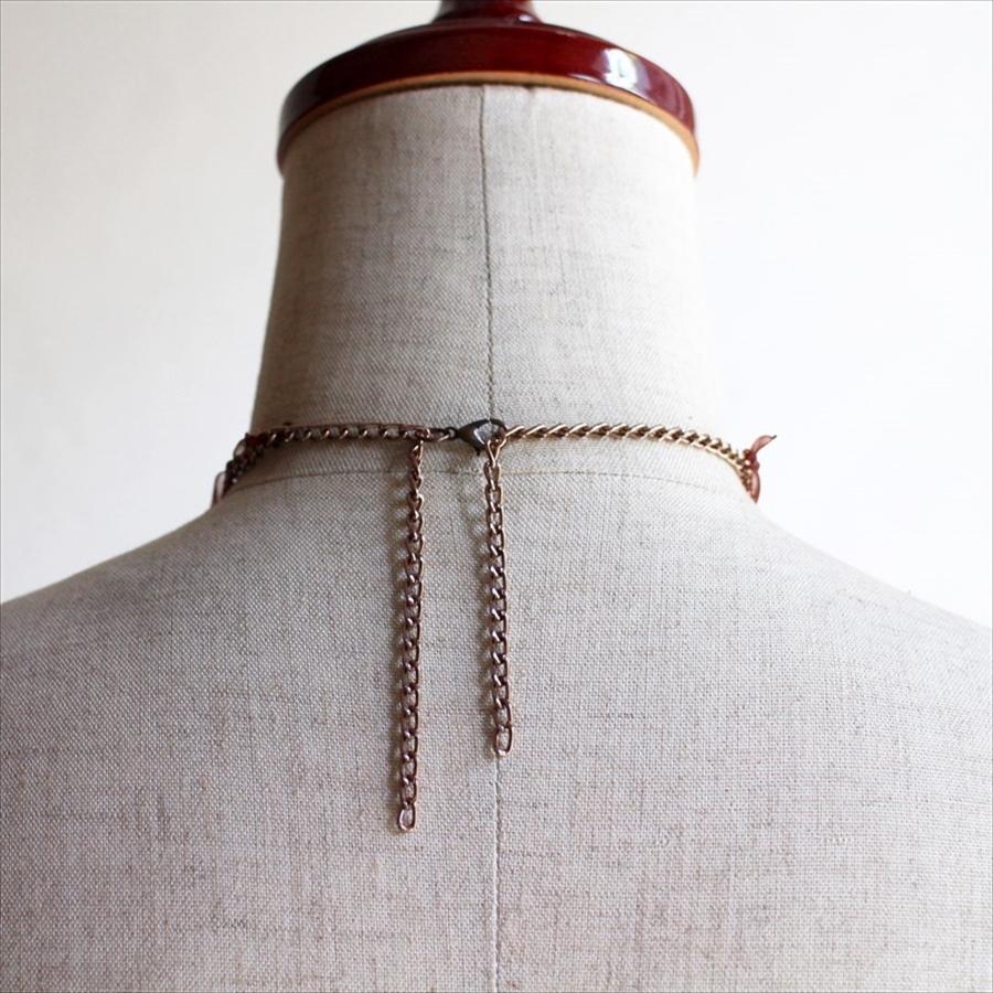 イーネ・オヤ　ネックレス 刺繍針で編むシルク糸のトルコ伝統レース ハンドメイド 花 すずらん |  | 04