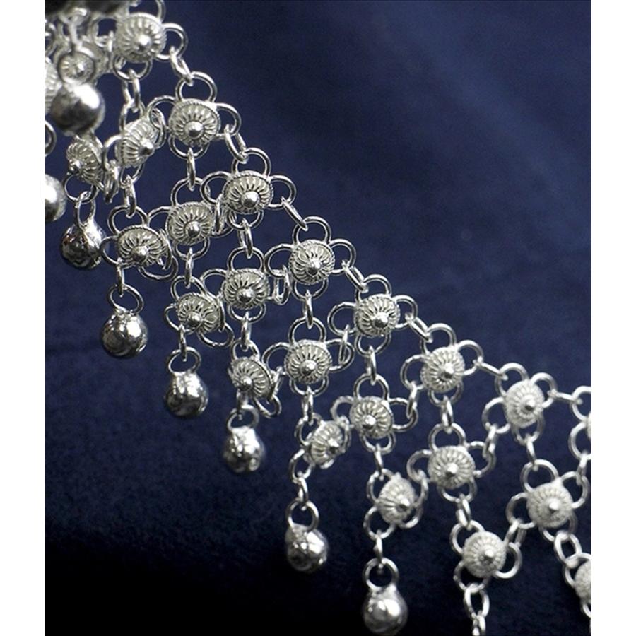 アラブの伝統工芸シルバー 925＜ベイパザル＞ハンドメイドネックレス３段チェーン　Beypazar |  | 01