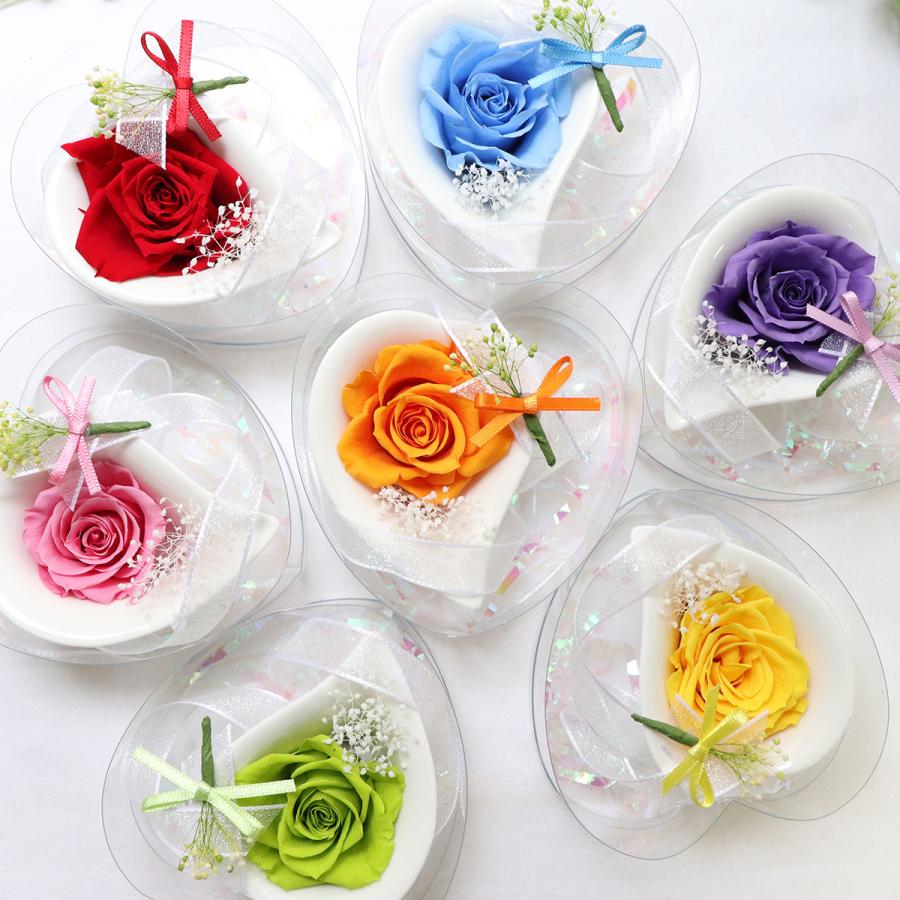 退職祝い プチギフト 誕生日 プレゼント プリザーブドフラワー ハート