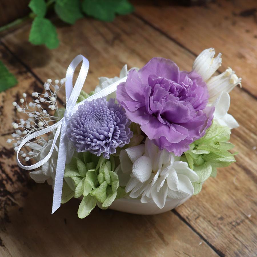 初盆 お供え プリザーブドフラワー仏花 ミニ仏壇用 喪中 花 お盆 供花