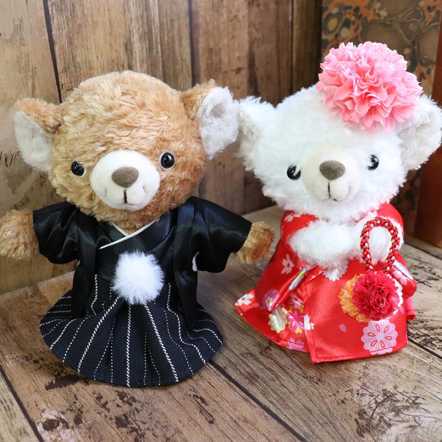 結婚式 電報 おしゃれ 祝電 ぬいぐるみ くま 結婚祝い 和装
