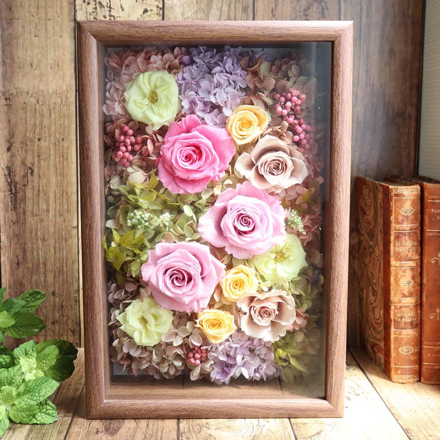 開業祝い 開店祝い 新築祝い 誕生日プレゼント プリザーブドフラワー 壁掛け 開院祝い 花 開業祝い フラワーフレーム お祝い メヌエット P 花ギフト 贈り物 アンプール 通販 Yahoo ショッピング