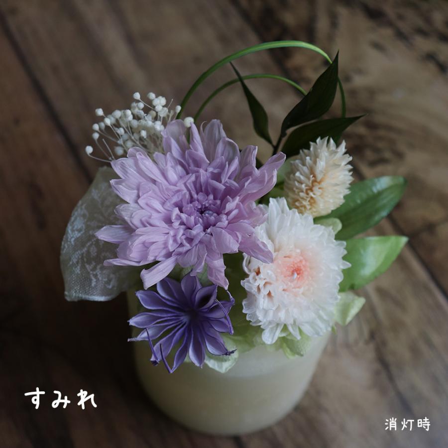 喪中見舞い ペット お悔やみ お供え 花 虹の橋 犬 プリザーブド