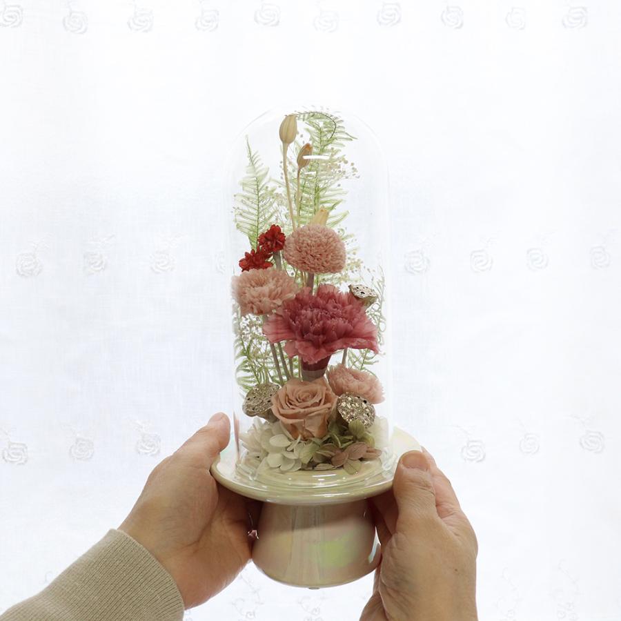 ガラスドーム一対仏花プリザーブドフラワーお手入れ不要 楽天市場】【プリザーブドフラワー仏花 全3種】 ガラスケース