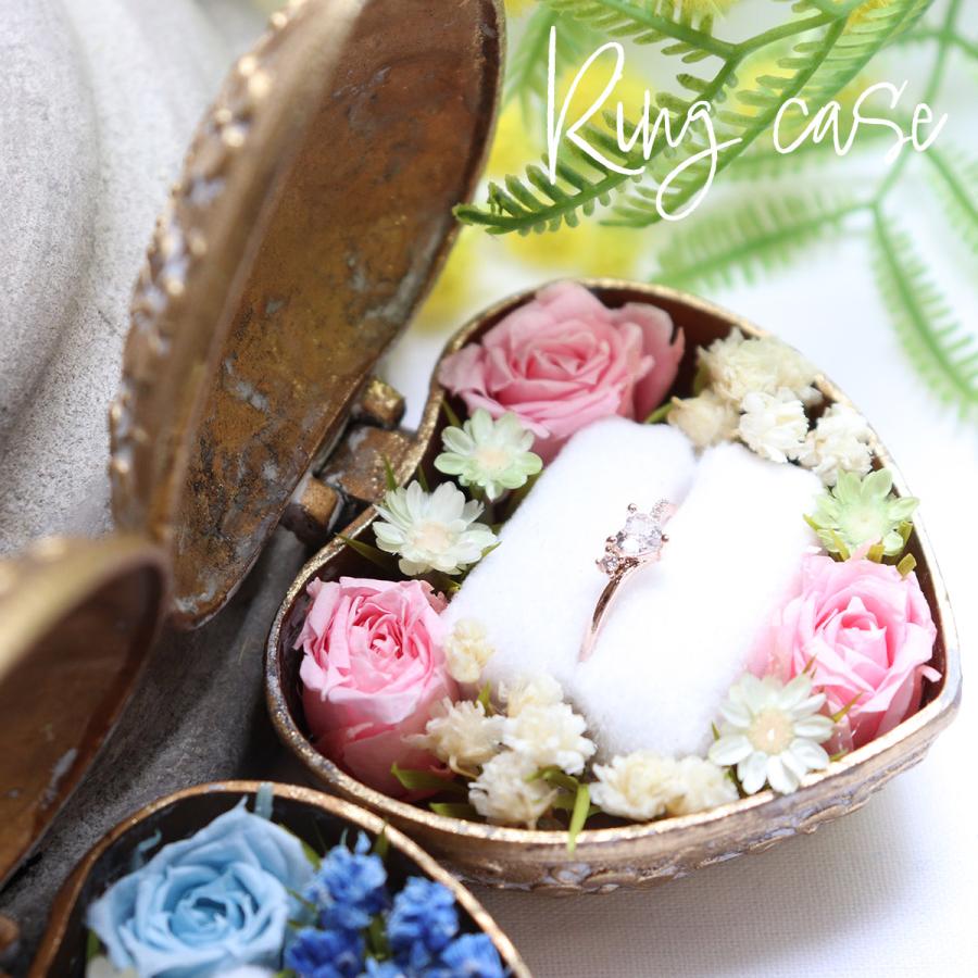 プロポーズ リングケース アクセサリーケース プリザーブドフラワー 花