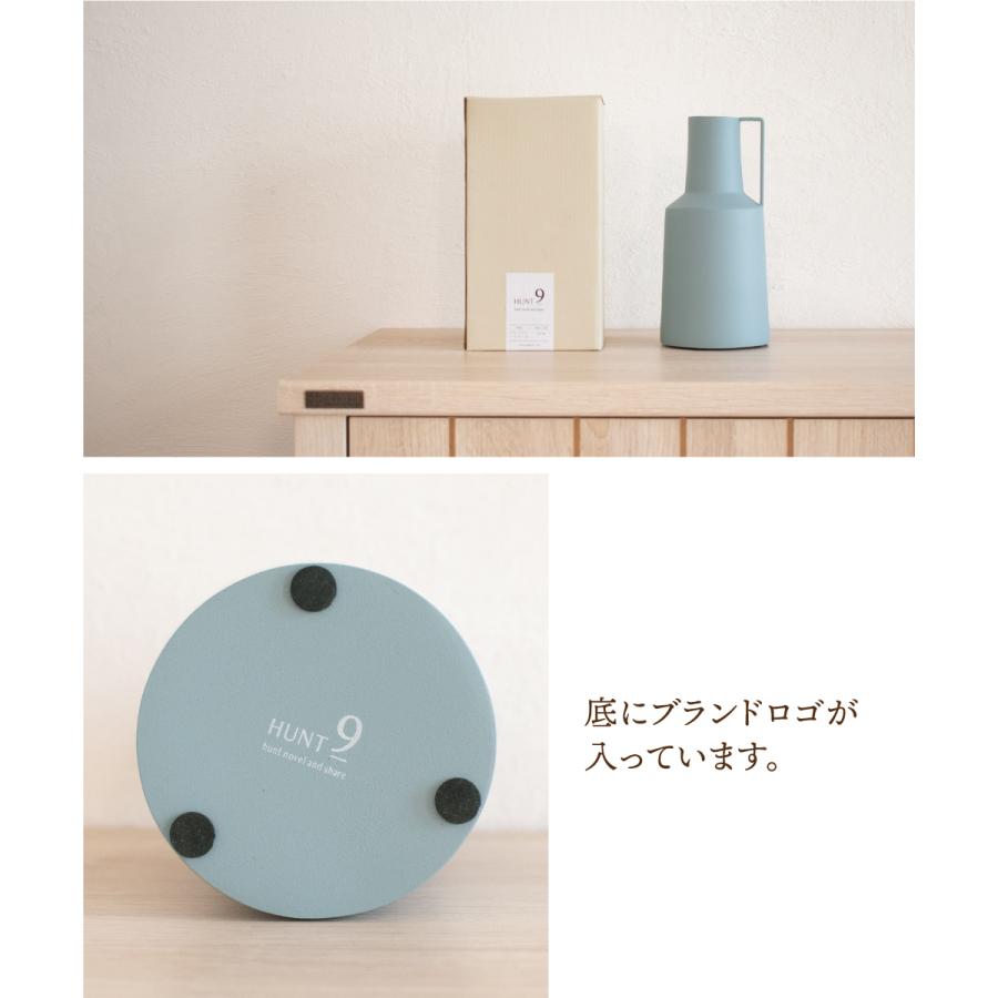 フラワーベース 花瓶 おしゃれ 北欧 大きい ドライフラワー ブルー 青 水色 シック シンプル アイアン cm かわいい インテリア Hunt9 Valente Torso おしゃれ照明のampoule 通販 Yahoo ショッピング