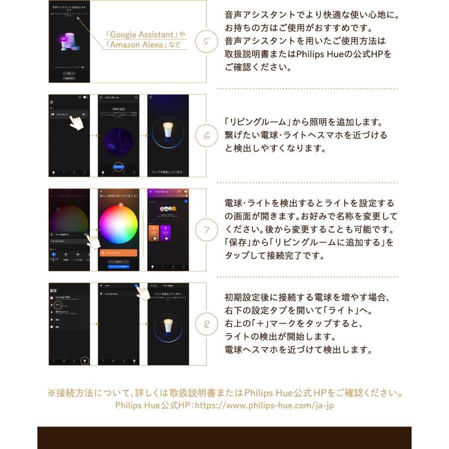 Hue（Philips） スマートライト ブリッジ LED 電球 E26 LED電球 調光