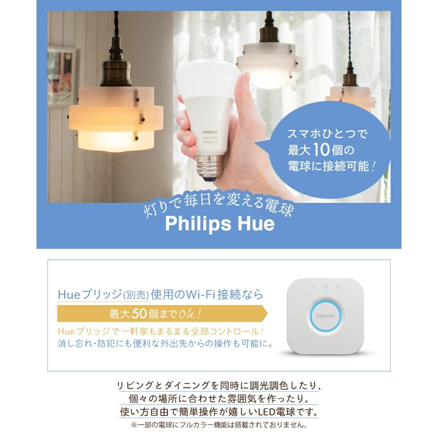Hue(Philips) PHILIPS Hue LED電球 スマートライト LED 電球 Hue(Philips) PHILIPS Hue LED電球 スマートライト LED 電球