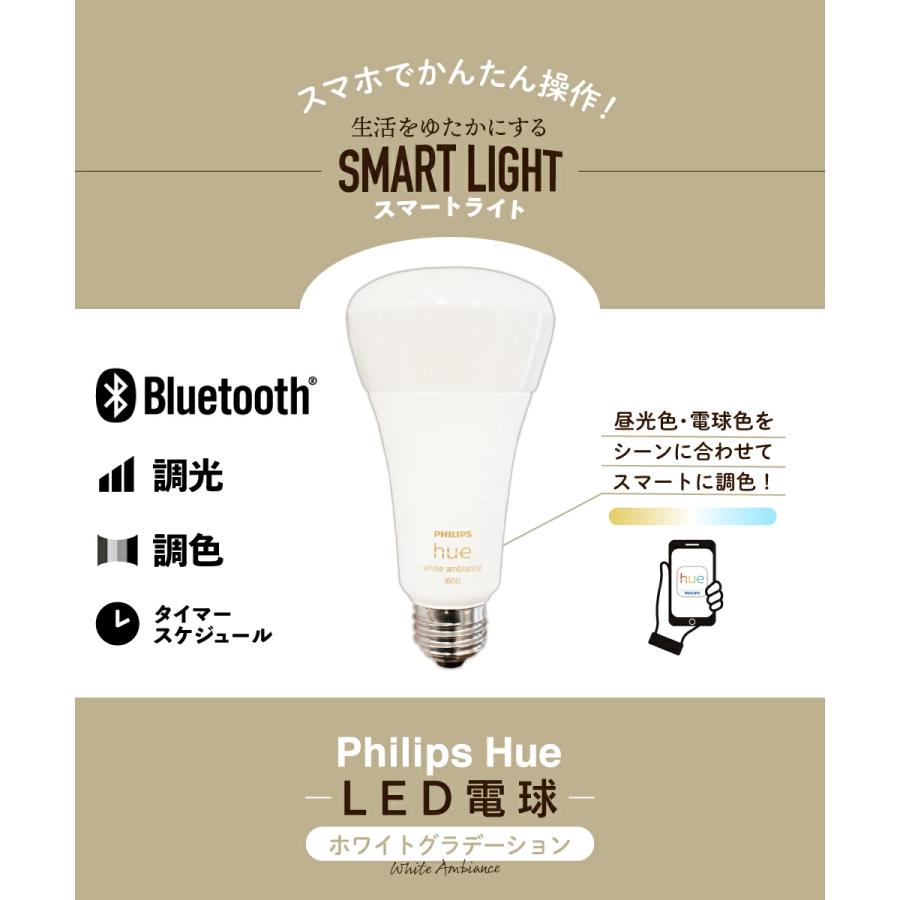 Hue(Philips) PHILIPS Hue LED電球 スマートライト LED 電球 Hue(Philips) PHILIPS Hue LED電球 スマートライト LED 電球