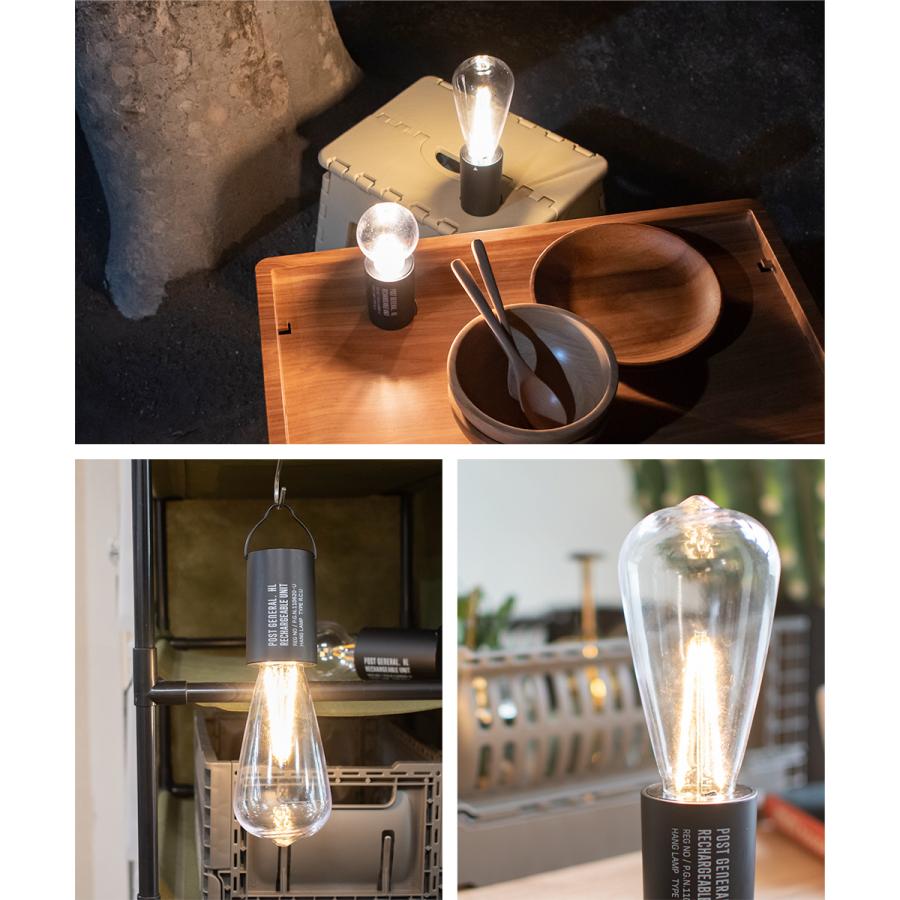 POST GENERAL ランプ ライト アウトドア キャンプ おしゃれ LED USB