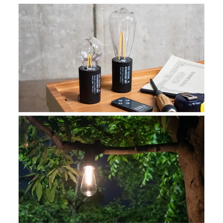 POST GENERAL ランプ ライト アウトドア キャンプ おしゃれ LED USB