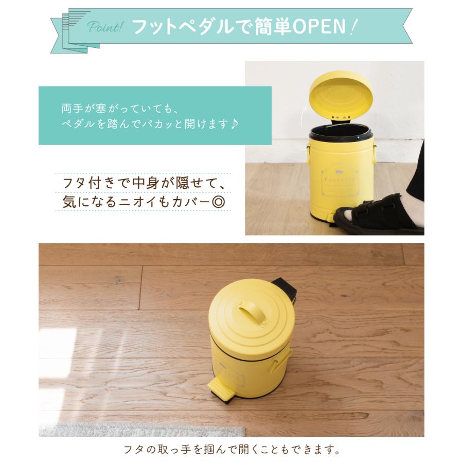 ゴミ箱 おしゃれ 蓋付き ダストボックス キッチン ペダル フタ付き 北欧 Choupre 3リットル ペダル式 インテリア スチール レトロ アイボリー シュプレ Sサイズ Amp560 Amp おしゃれ照明のampoule 通販 Yahoo ショッピング