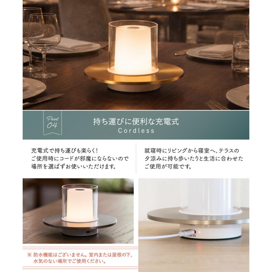 Tubicen CANDLE ポータブルライト Tubicen テーブルランプ おしゃれ キャンドルライト LEDライト