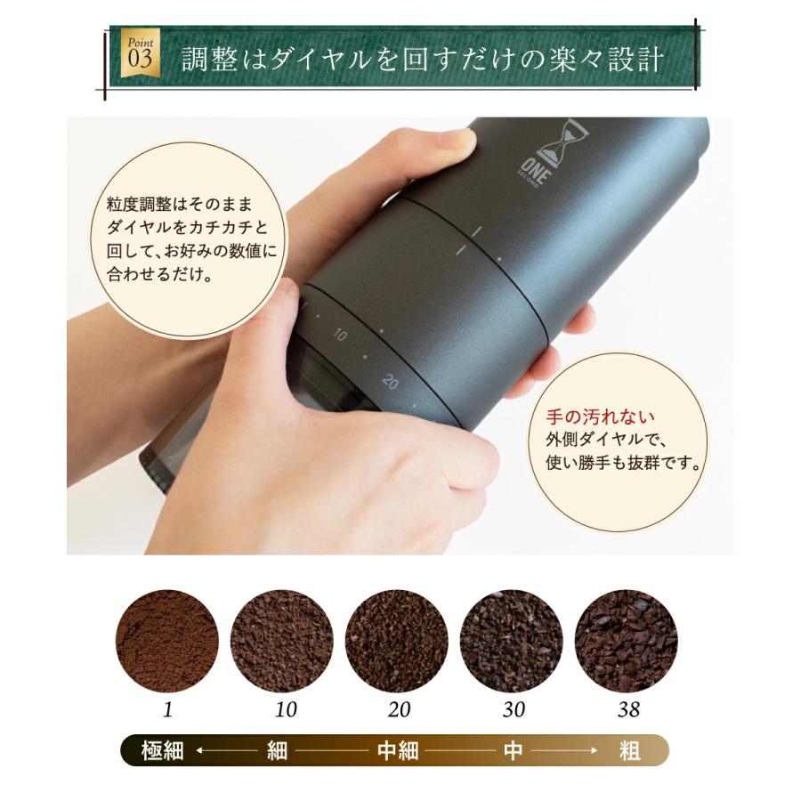 キシマ（KISHIMA） 特典付き♪ エスプレッソ対応 LINCS コーヒーミル