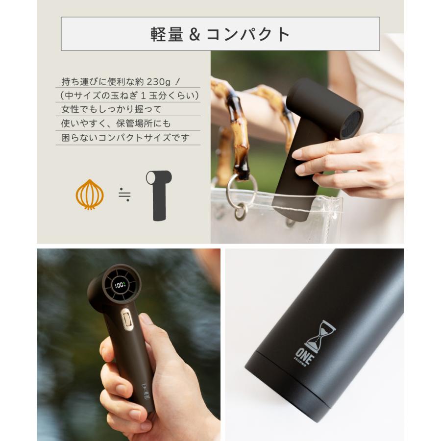 折りたたみ式ハンディファン 黒 キシマ（KISHIMA） ハンディファン 空気入れ エアダスター 多機能