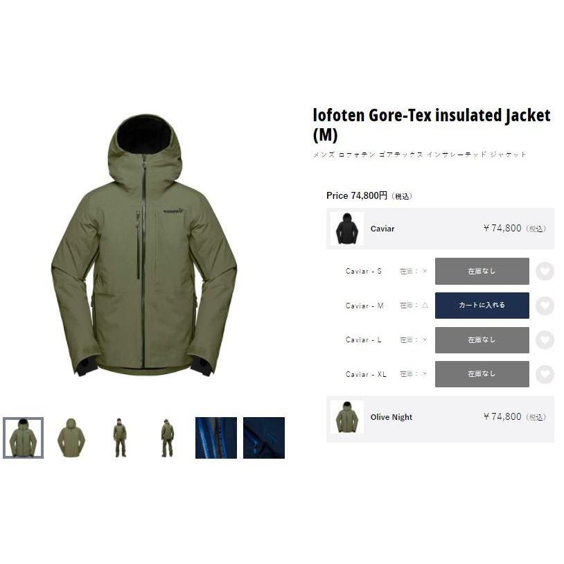 Norrona（ノローナ） NORRONA lofoten Gore-Tex insulated Jacket Men