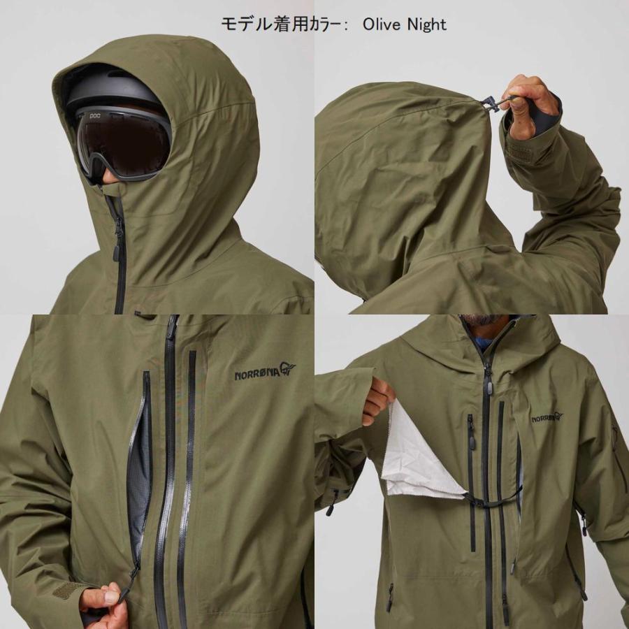 ノローナ NORRONA LOFOTEN GORE PRO JKT Men Hawaiian Surf メンズ ロフォテン ゴアテックス プロ ジャケット スキー スノボ GTX｜ams-doing｜04