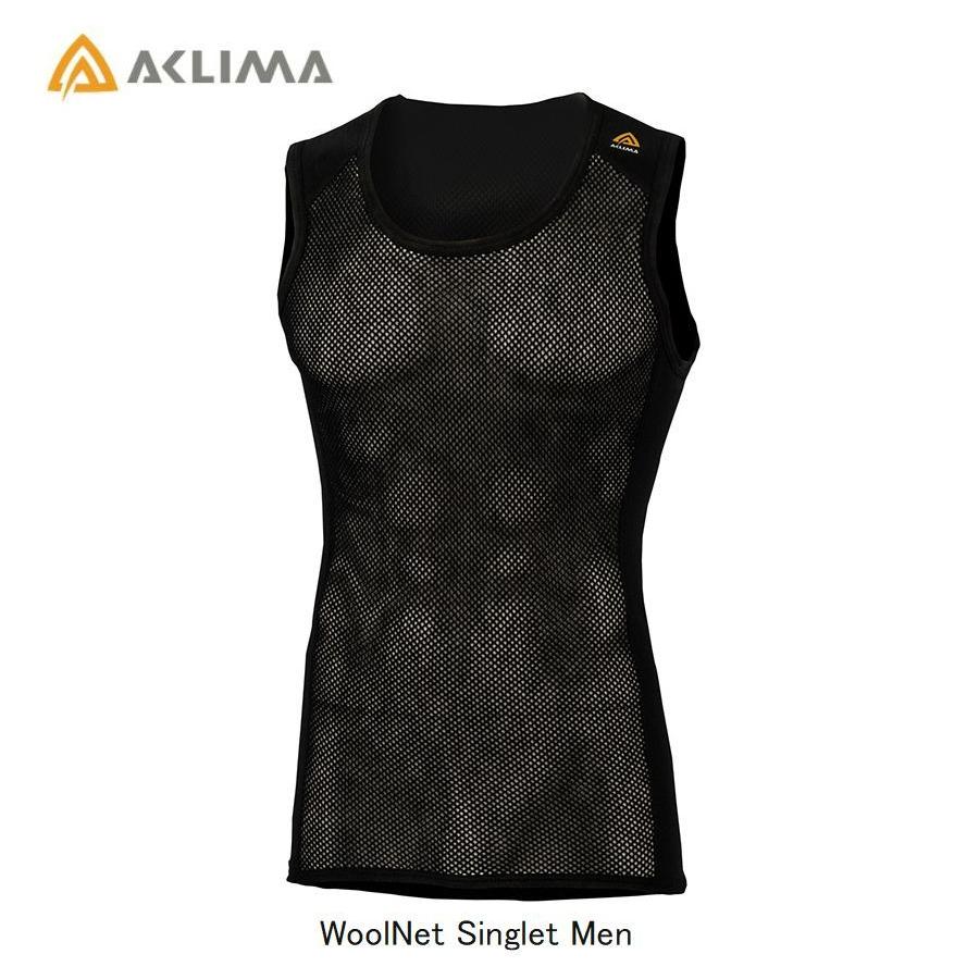 アクリマ ACLIMA WoolNet Singlet Men ウールネット シングレット ノースリーブ ウール インナー | 