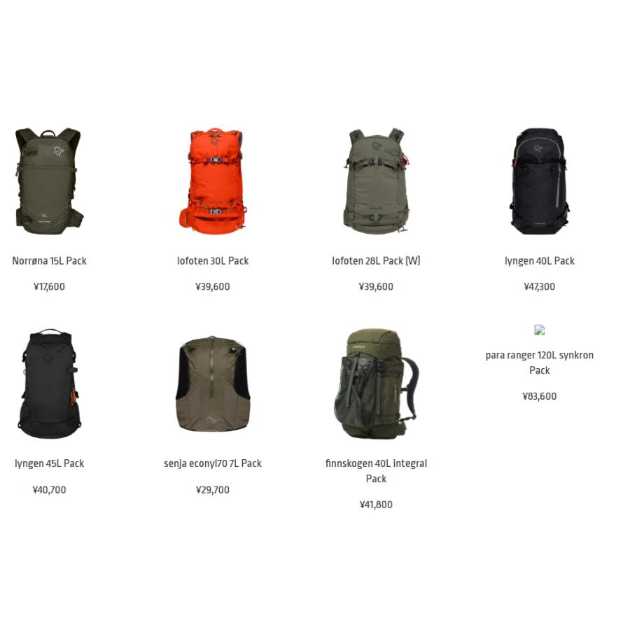 Norrona ノローナ NORRONA lofoten 30L Pack ロフォテン パック