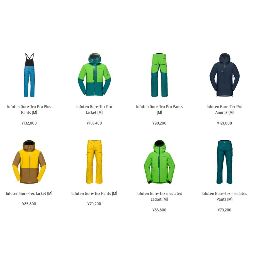 ノローナ NORRONA LOFOTEN GORE INSULATED PANTS Men Rhubarb メンズ ロフォテン ゴアテックス インシュレーテッド パンツの画像