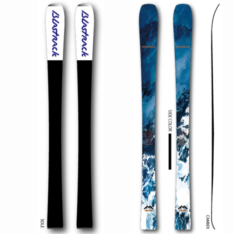 BLASTRACK ブラストラック スキー板 176cm BLAZER 新雪も可！BLASTRACK ブラストラック スキー板 176cm BLAZER
