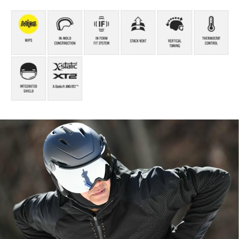 GIRO（ジロ） 2018 2019 GIRO VUE MIPS AF Matte Black ビュー