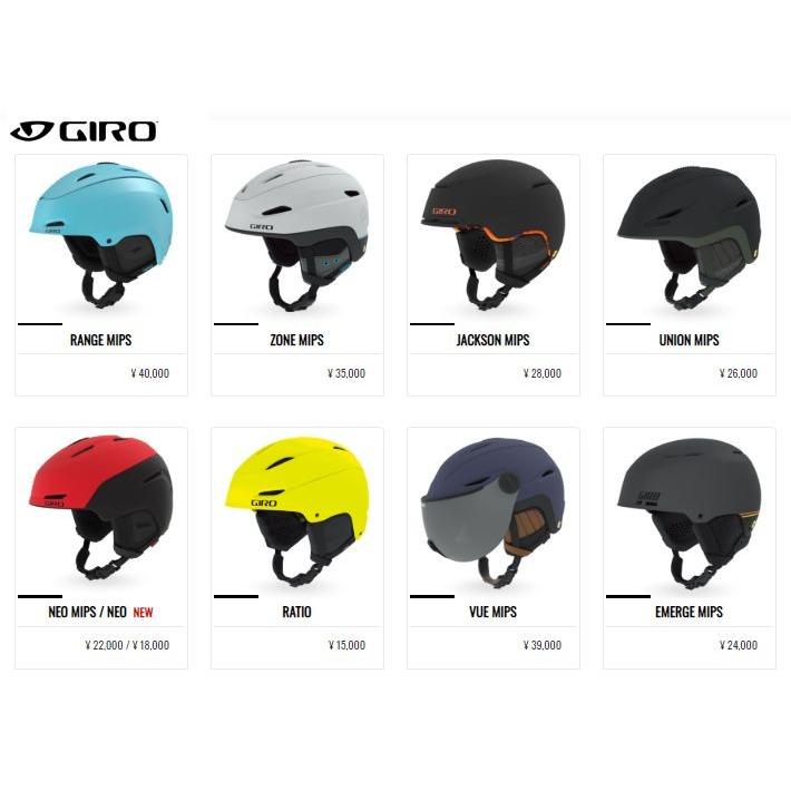 GIRO（ジロ） 2020 GIRO NEO MIPS Matte Citron ネオミップス スノー