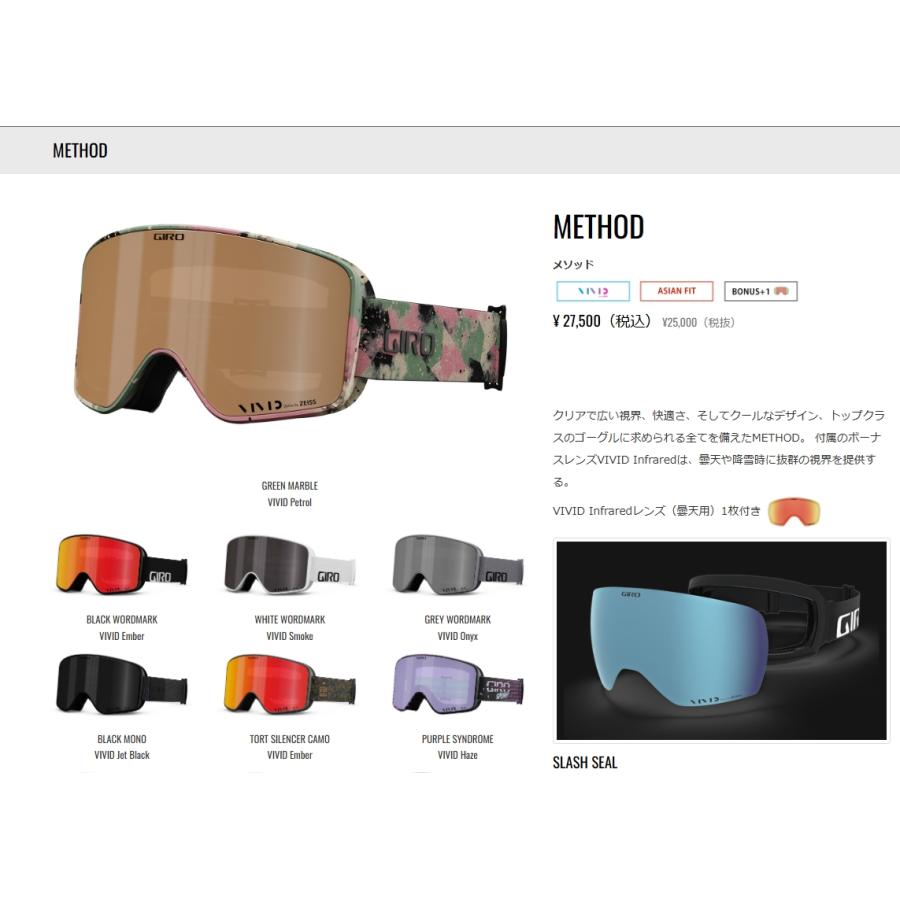 GIRO（ジロ） GIRO METHOD AF GLOW GREEN SHELTER PRO VIVID Onyx+INF