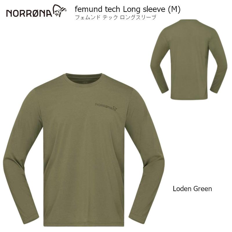 ノローナ アウトドア NORRONA Femund Tech Long Sleeve Men フェムンド テック ロングスリーブ メンズ シャツの画像