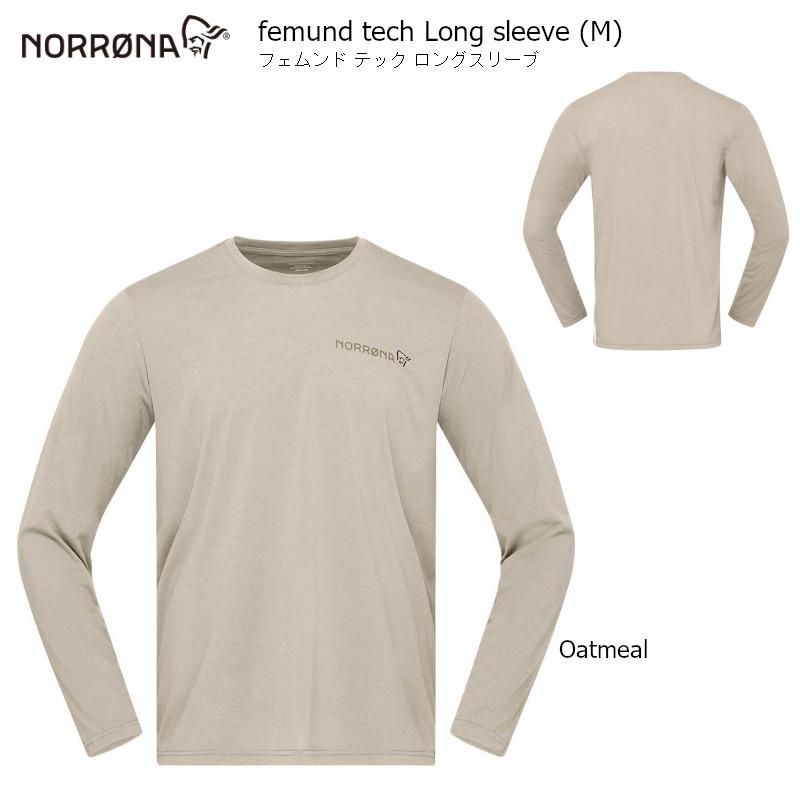 ノローナ アウトドア NORRONA Femund Tech Long Sleeve Men フェムンド テック ロングスリーブ メンズ シャツの画像