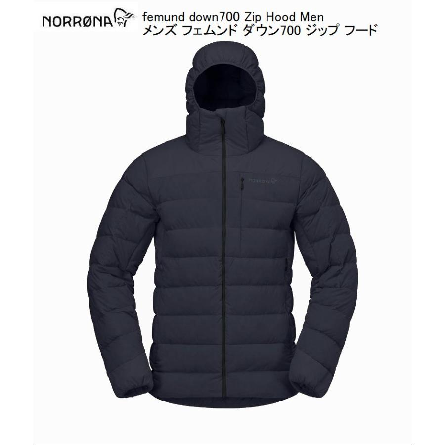 A/W NORRONA ノローナ ダウンジャケット S Norrona（ノローナ） NORRONA femund down700 Zip Hood Men Caviar