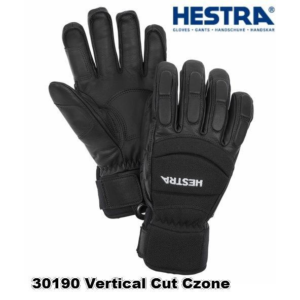 ヘストラ 2020 HESTRA 30190 安い Vertical Cut Black 高い機能性 バーティカル 66％以上節約 Czone カット シーゾーン